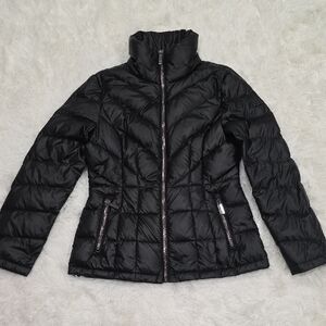 Kenneth Cole Women's Black Puffer Jacket. Size M.